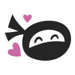 Ninja Sticker by Magicfloor