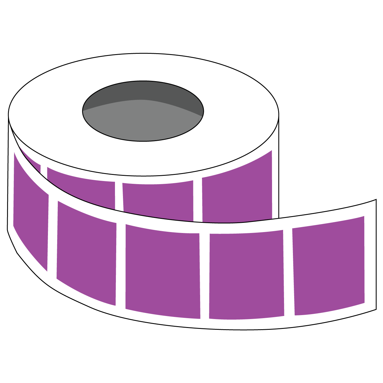 Square Roll Labels